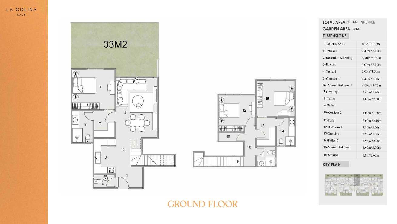Floor Plan - كمبوند لاكولينا إيست التجمع الخامس