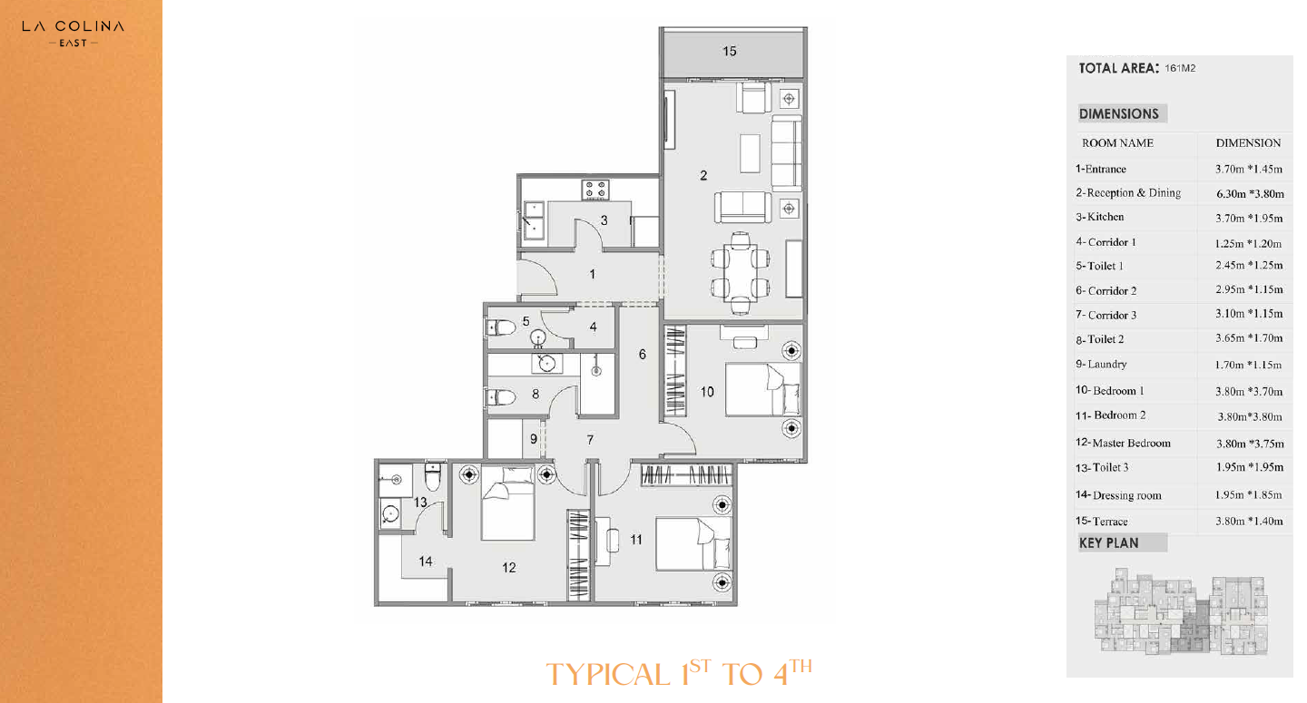 Floor Plan - كمبوند لاكولينا إيست التجمع الخامس