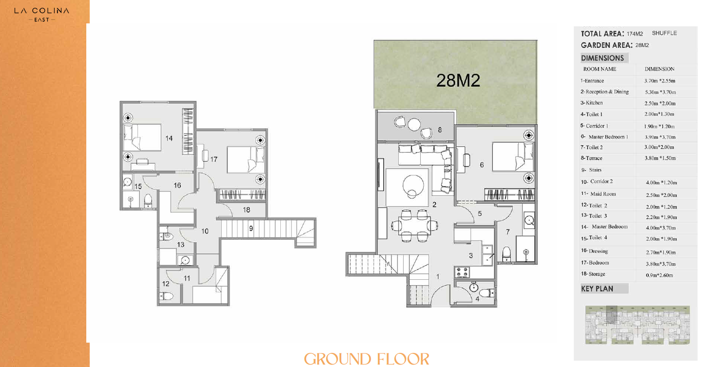 Floor Plan - كمبوند لاكولينا إيست التجمع الخامس