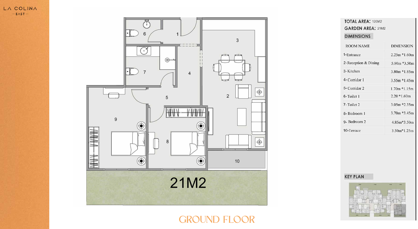Floor Plan - كمبوند لاكولينا إيست التجمع الخامس