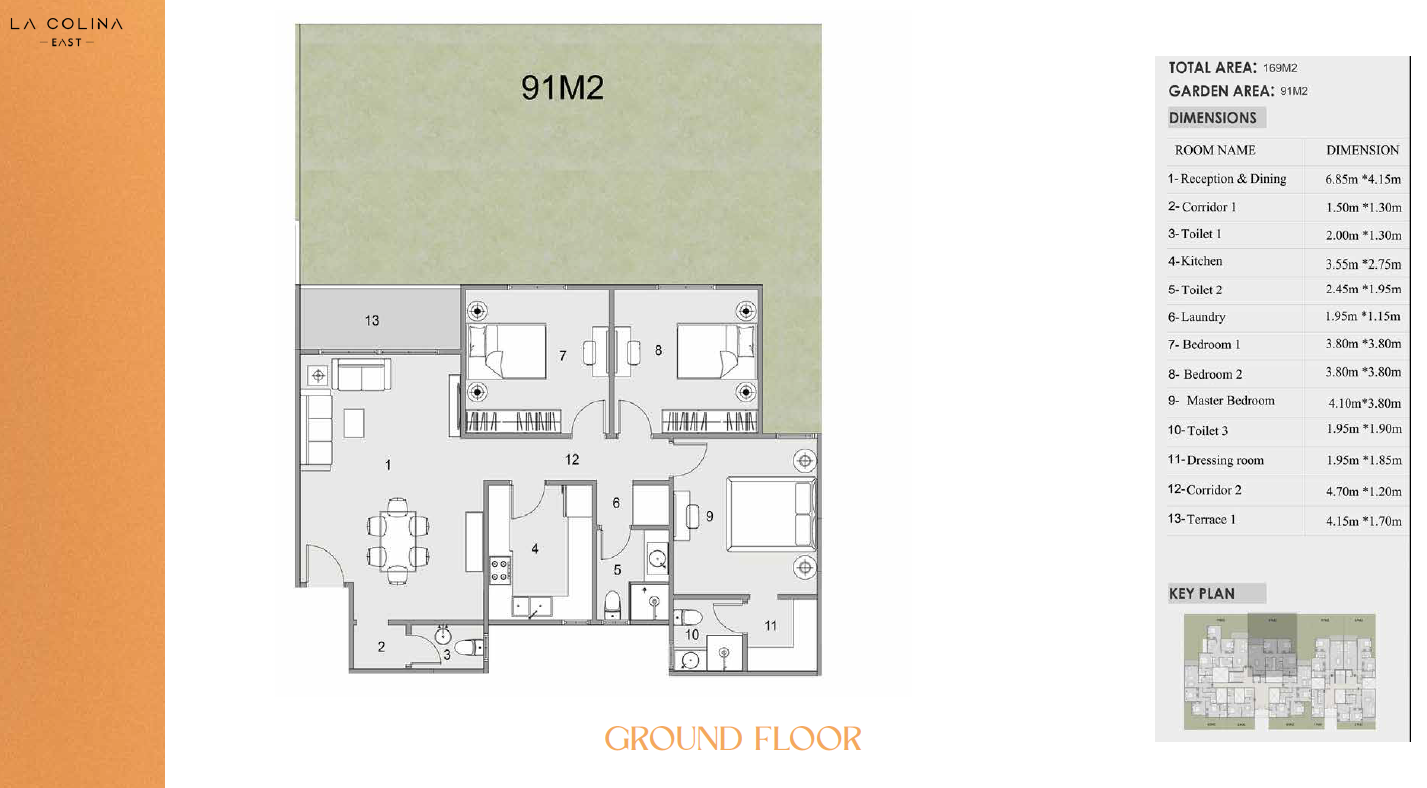 Floor Plan - كمبوند لاكولينا إيست التجمع الخامس