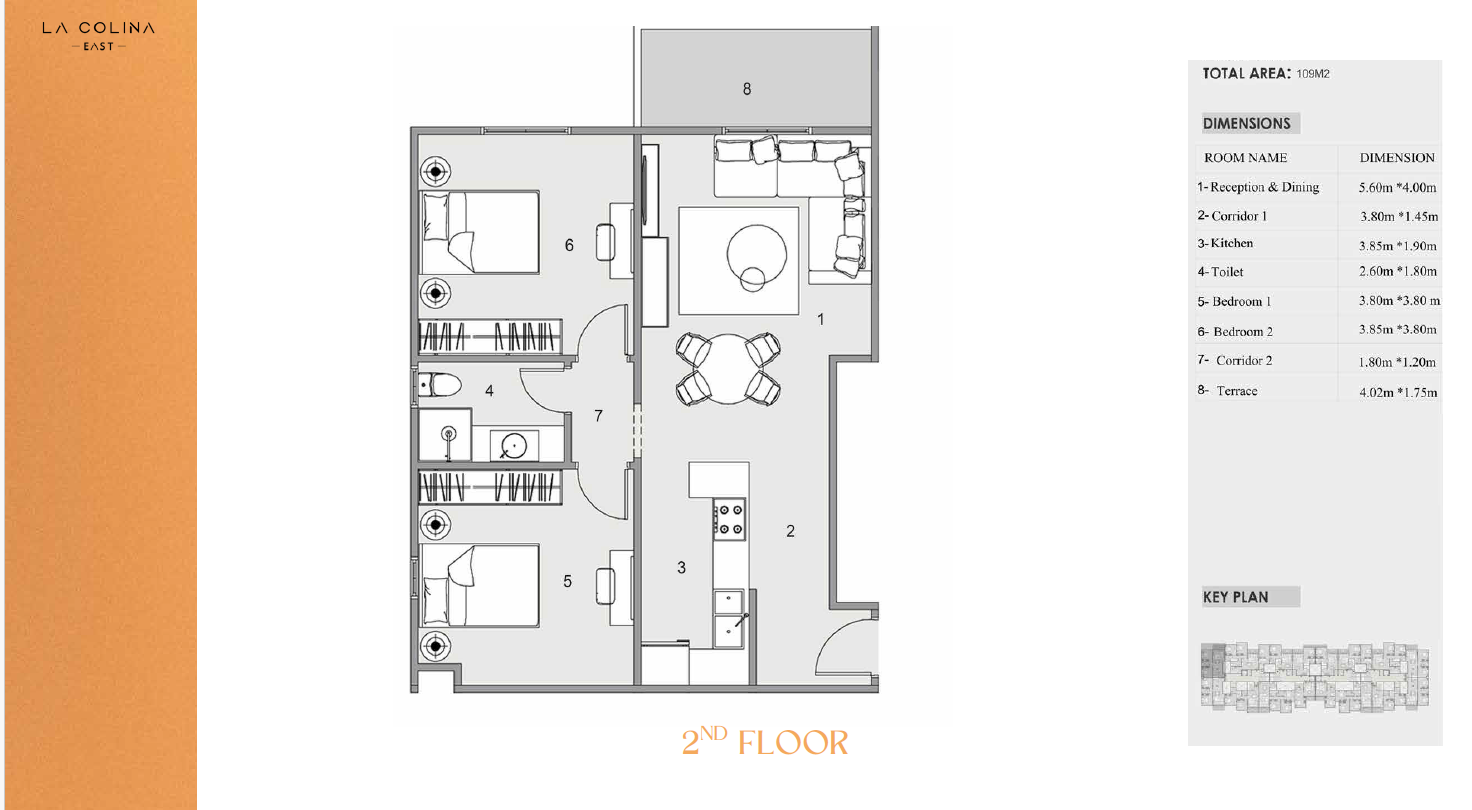 Floor Plan - كمبوند لاكولينا إيست التجمع الخامس