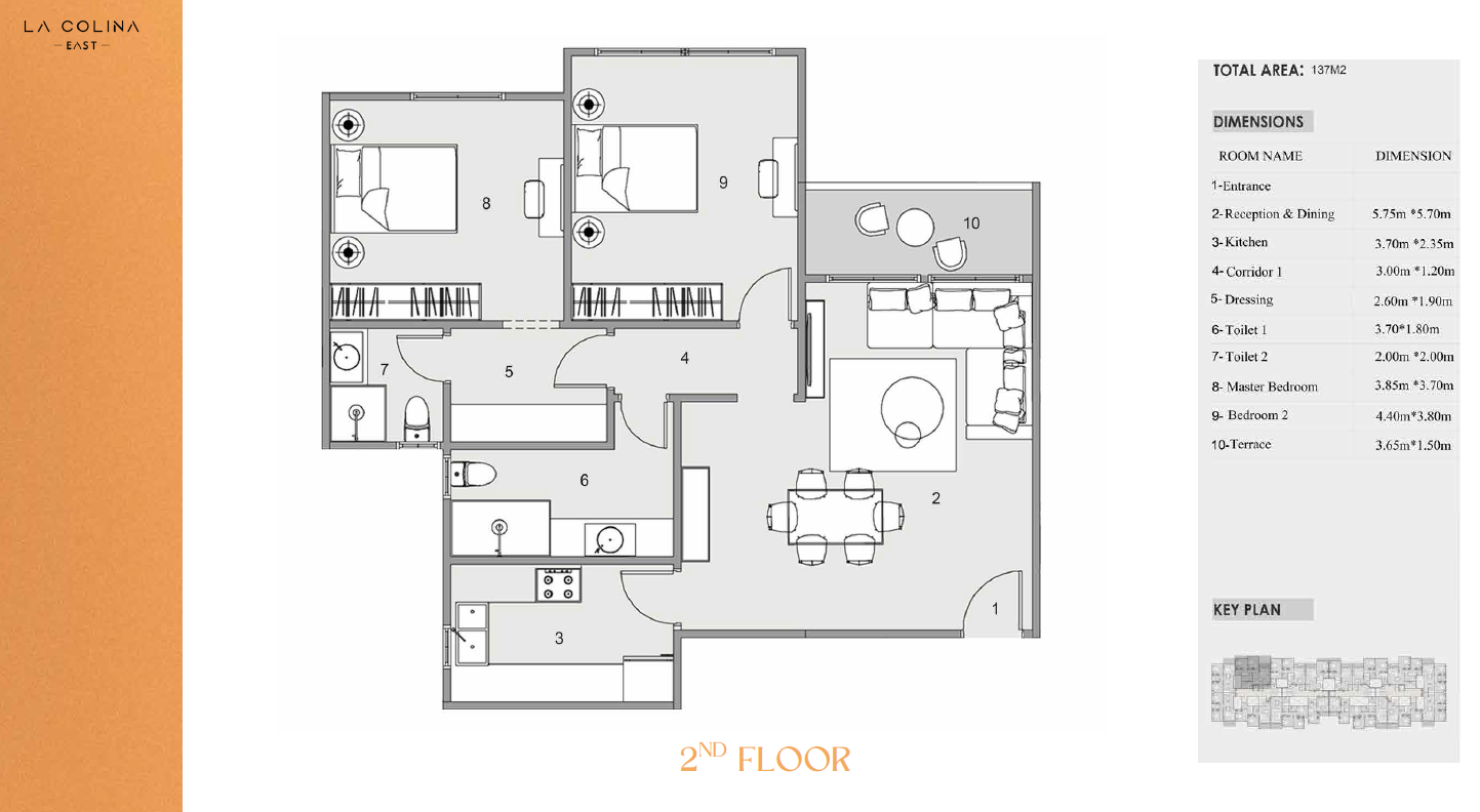 Floor Plan - كمبوند لاكولينا إيست التجمع الخامس