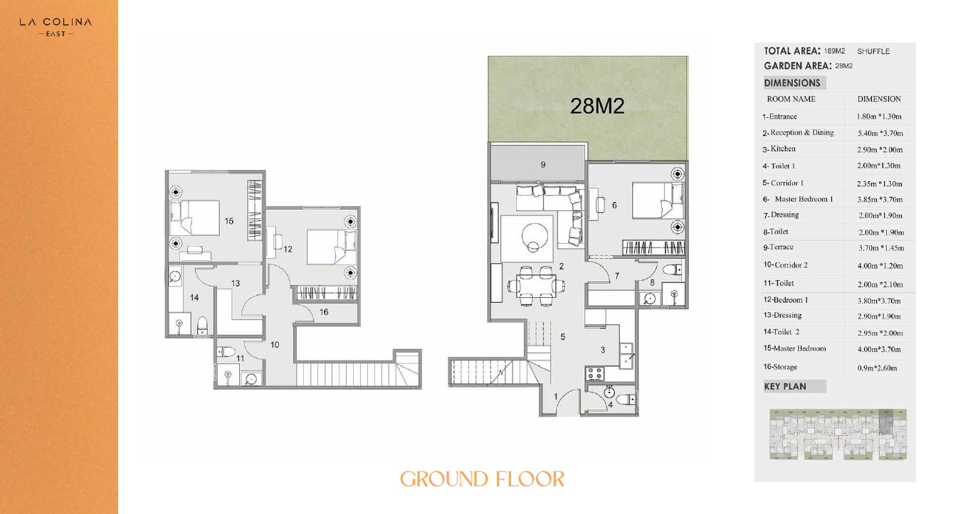 Floor Plan - كمبوند لاكولينا إيست التجمع الخامس