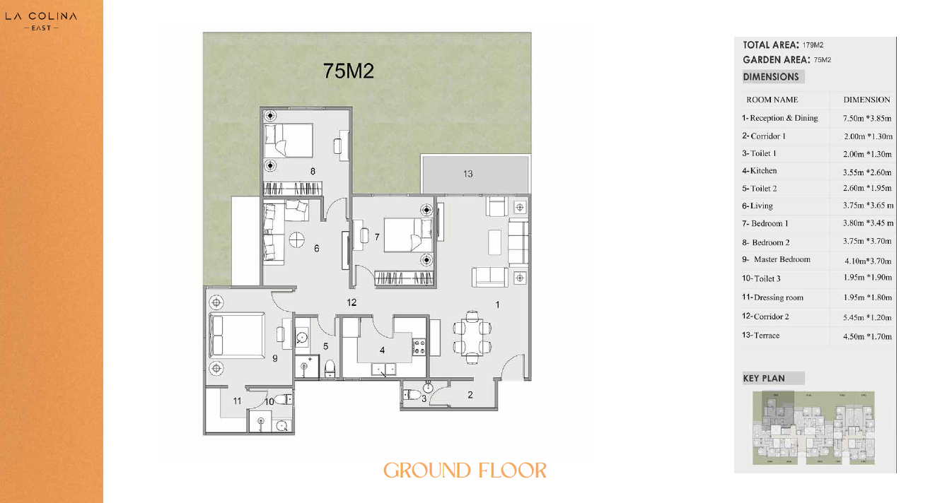 Floor Plan - كمبوند لاكولينا إيست التجمع الخامس