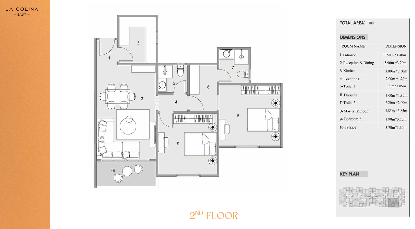 Floor Plan - كمبوند لاكولينا إيست التجمع الخامس