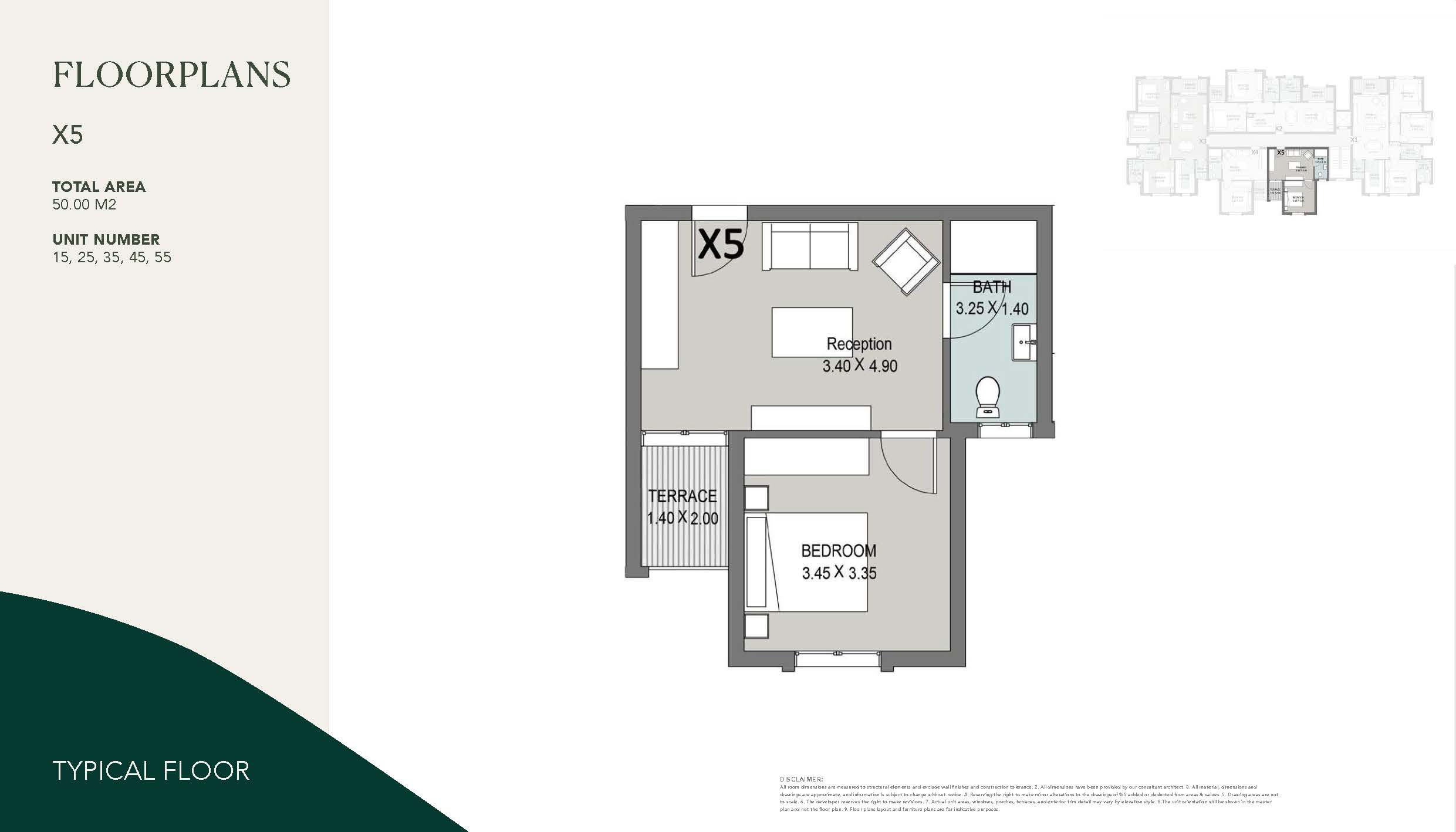 Plan 1 - Sarai Royal Residence