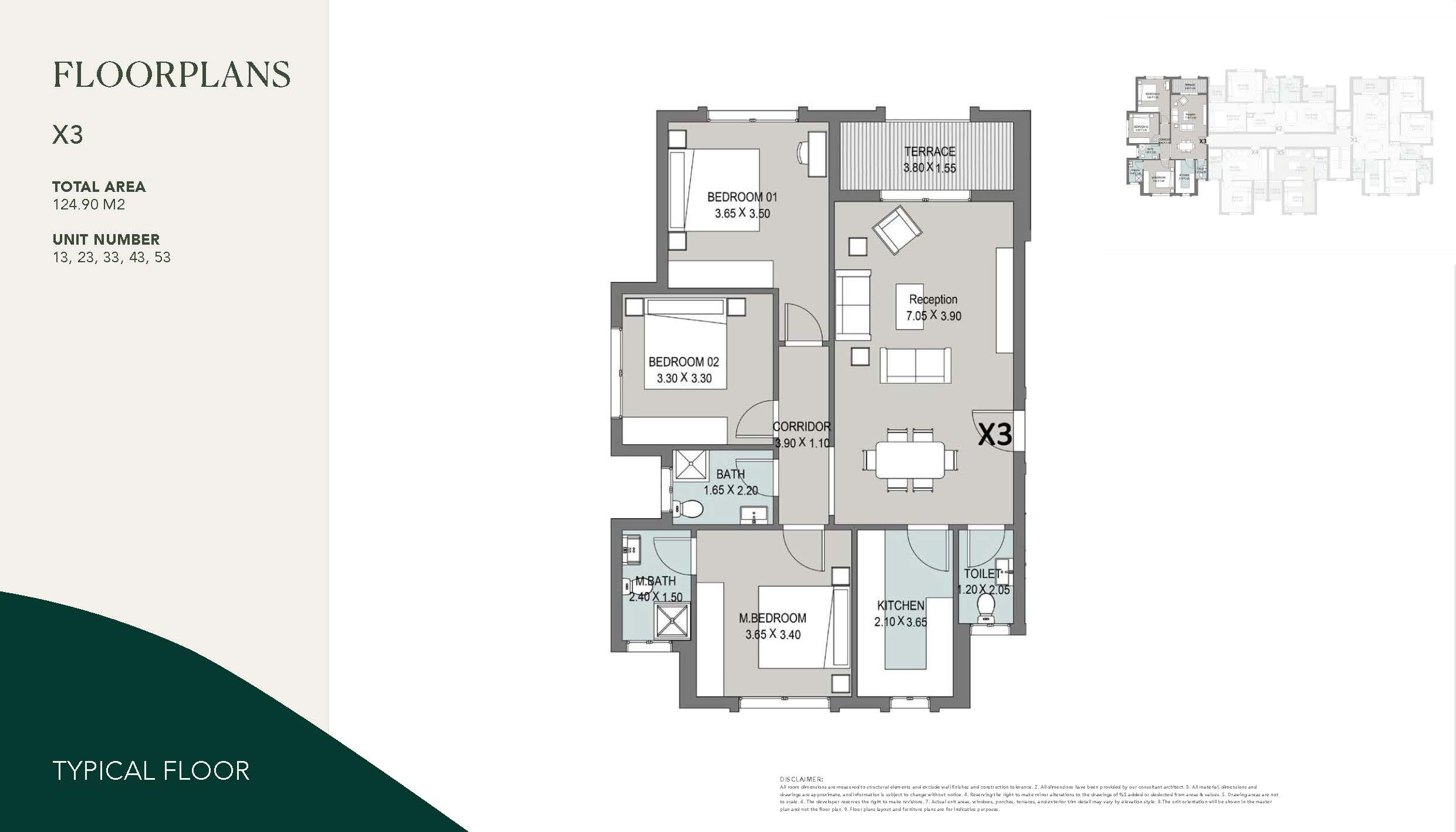 Plan 3 - Sarai Royal Residence