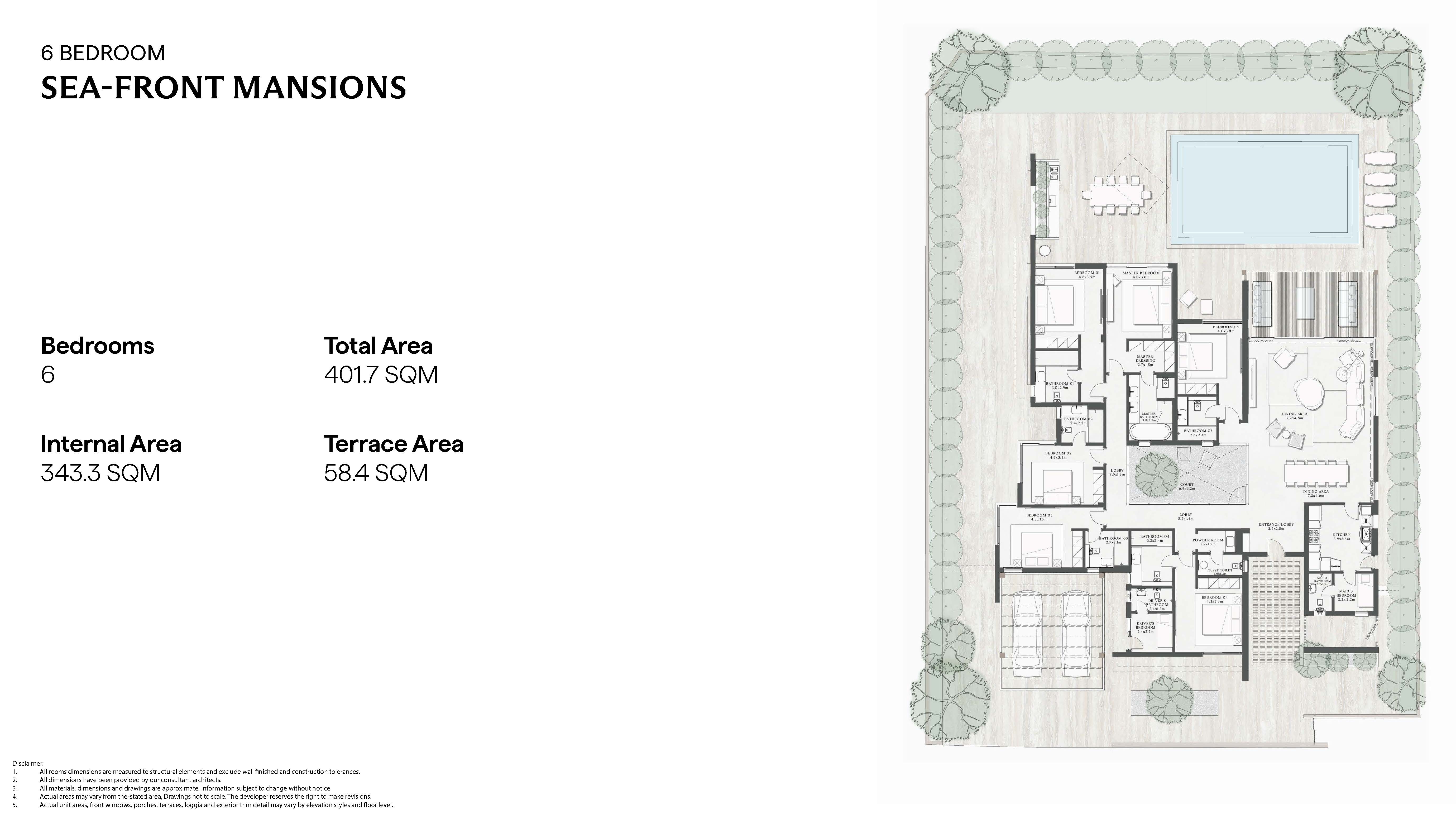 Plan 1 - Amare Sea Front