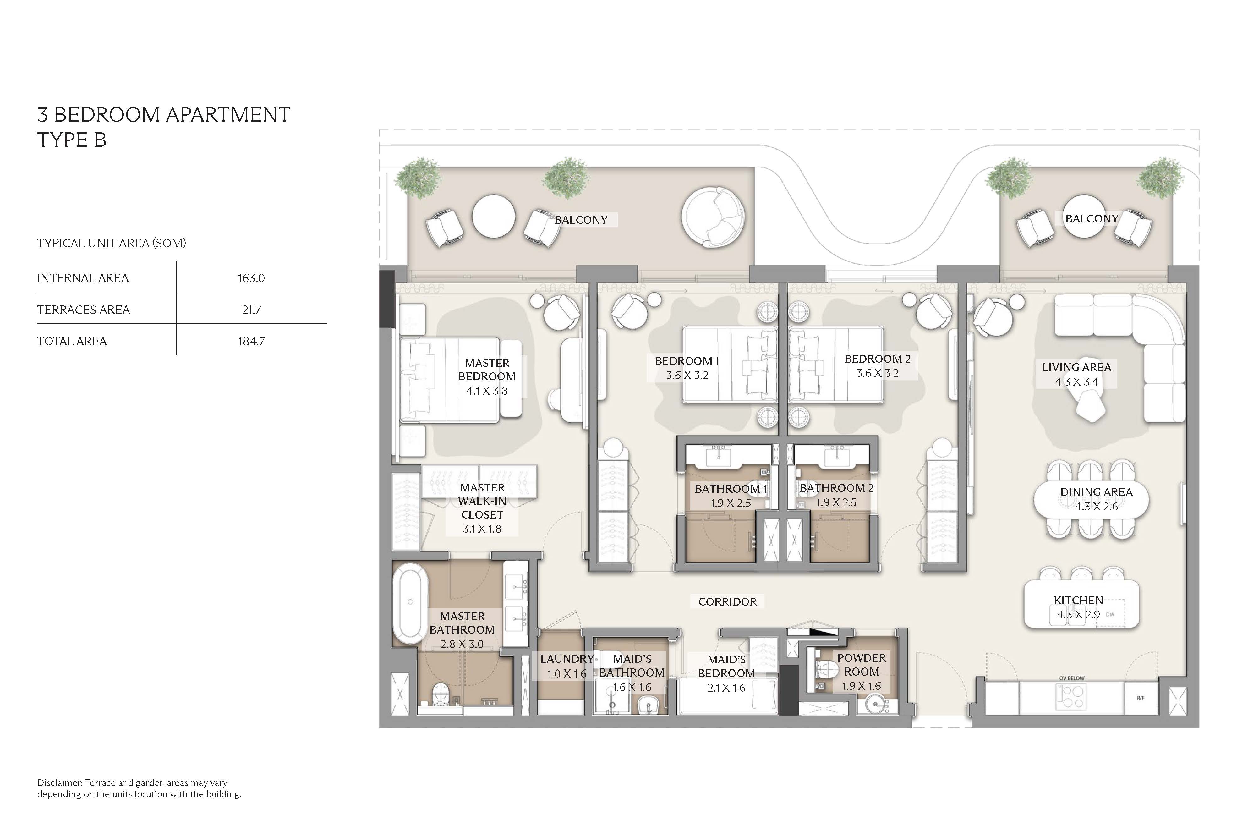 Plan 3 - Marina waterfront residences