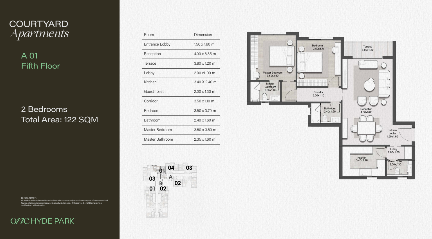 Plan 39 - One Hyde Park New Cairo