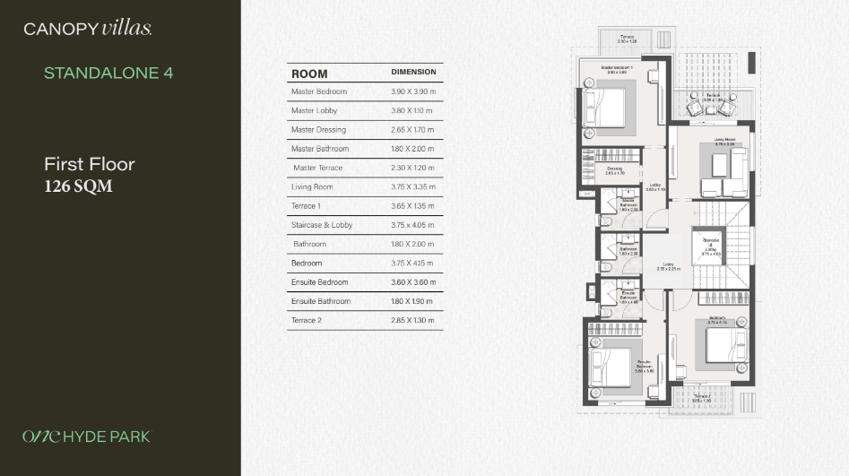 Plan 50 - One Hyde Park New Cairo