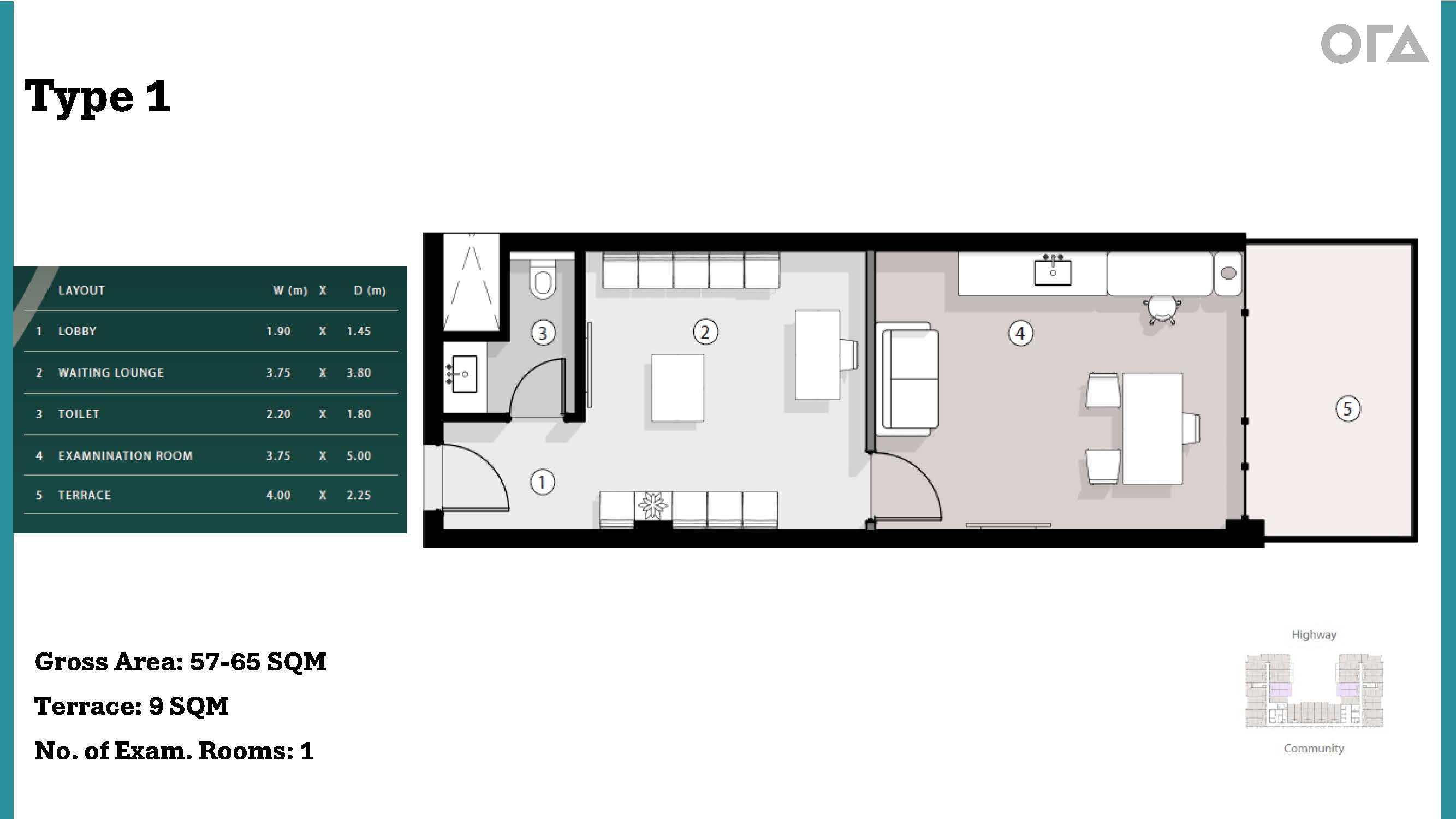 Plan 1 - SOLANA EASTLANE