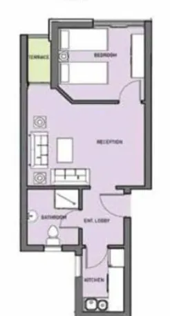 Studio - Aria Compound Sabbour Mostkabal City