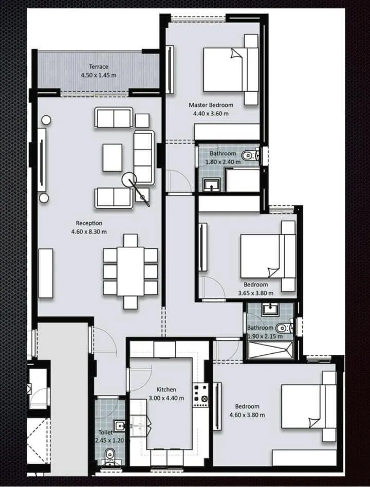 Apartment - سكاي لاين معمار المرشدي القطامية - Skyline Egypt Compound