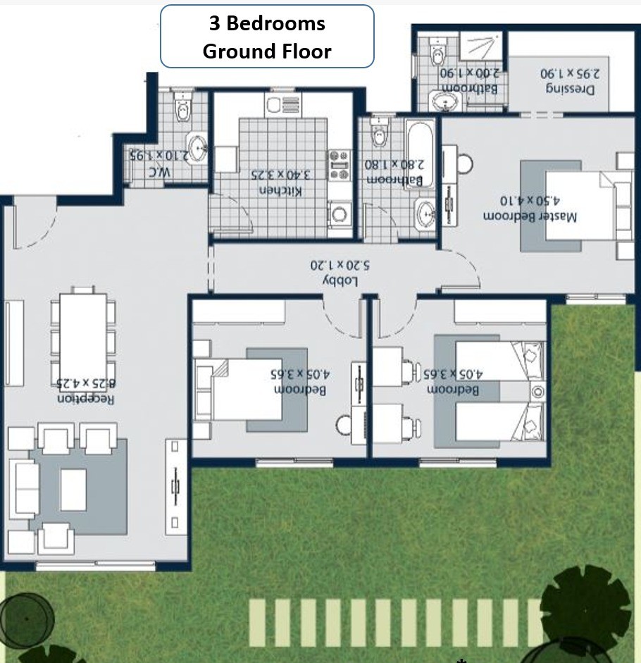 Floor Plan - Beta Greens Mostakbal City Compound Beta Egypt