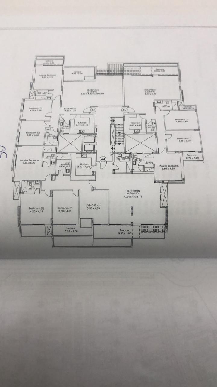 Floor Plan - Capital Gardens palm hills New Cairo