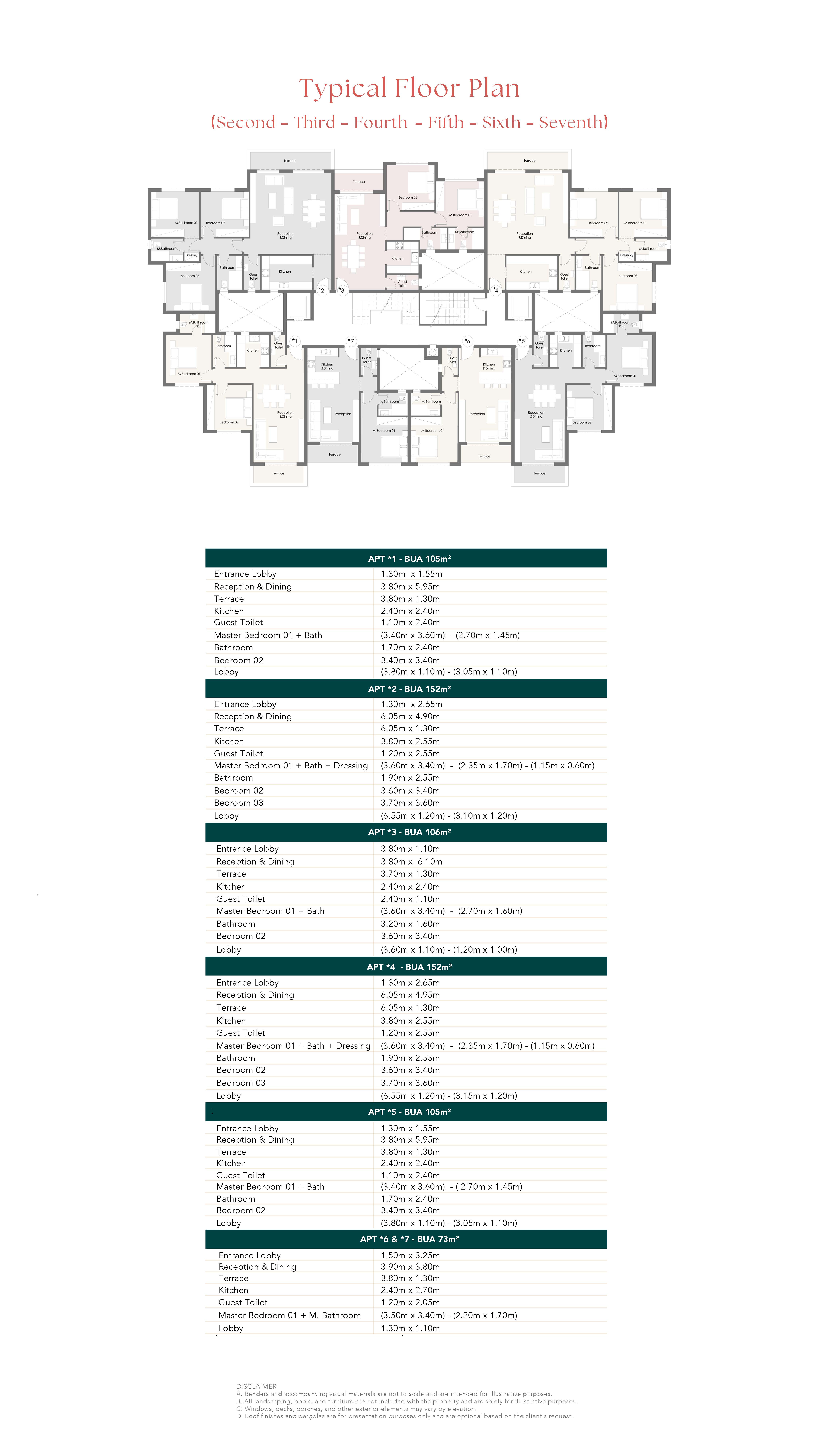 Plan 1 - Capital Gardens palm hills New Cairo