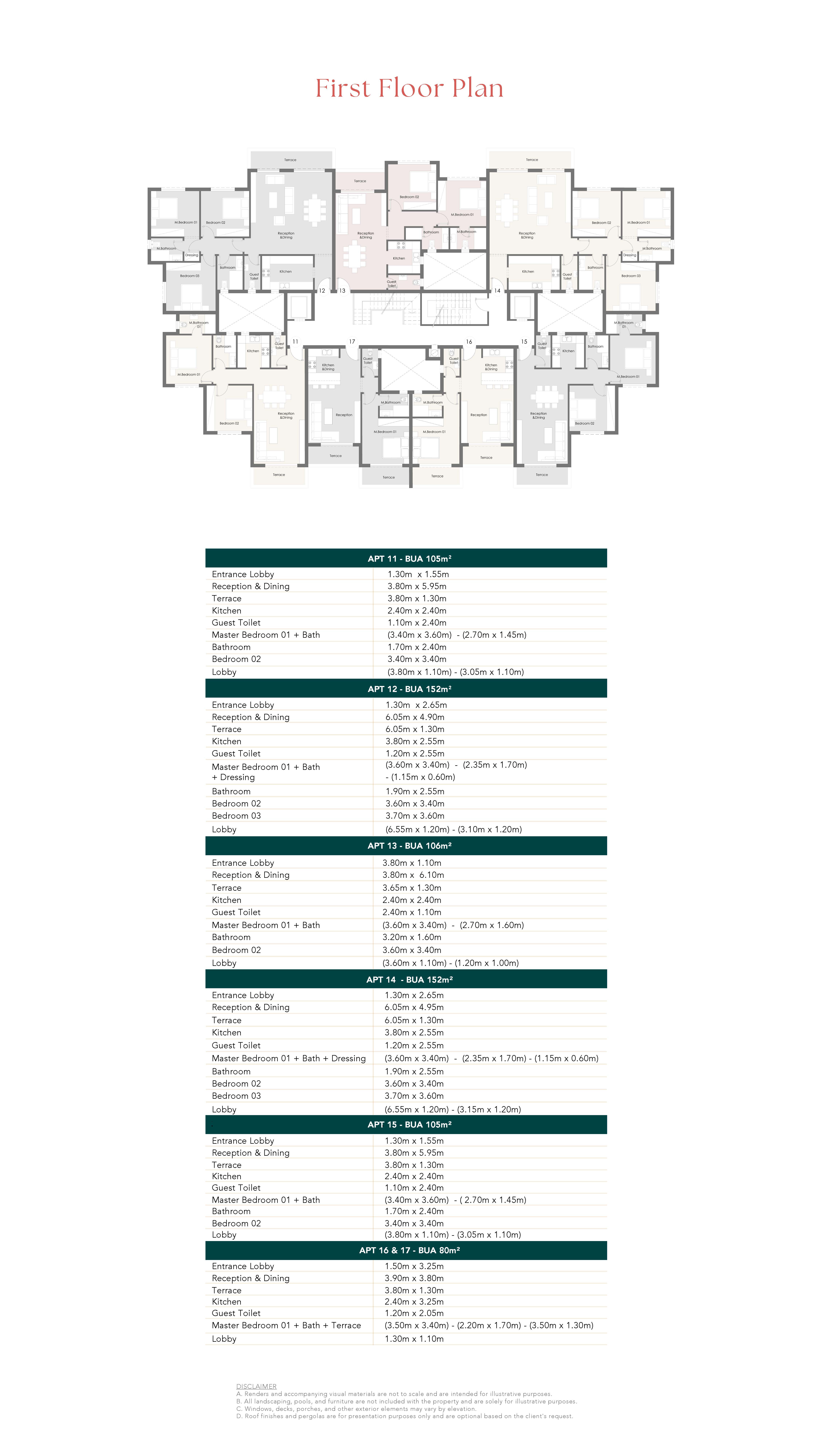 Plan 2 - Capital Gardens palm hills New Cairo