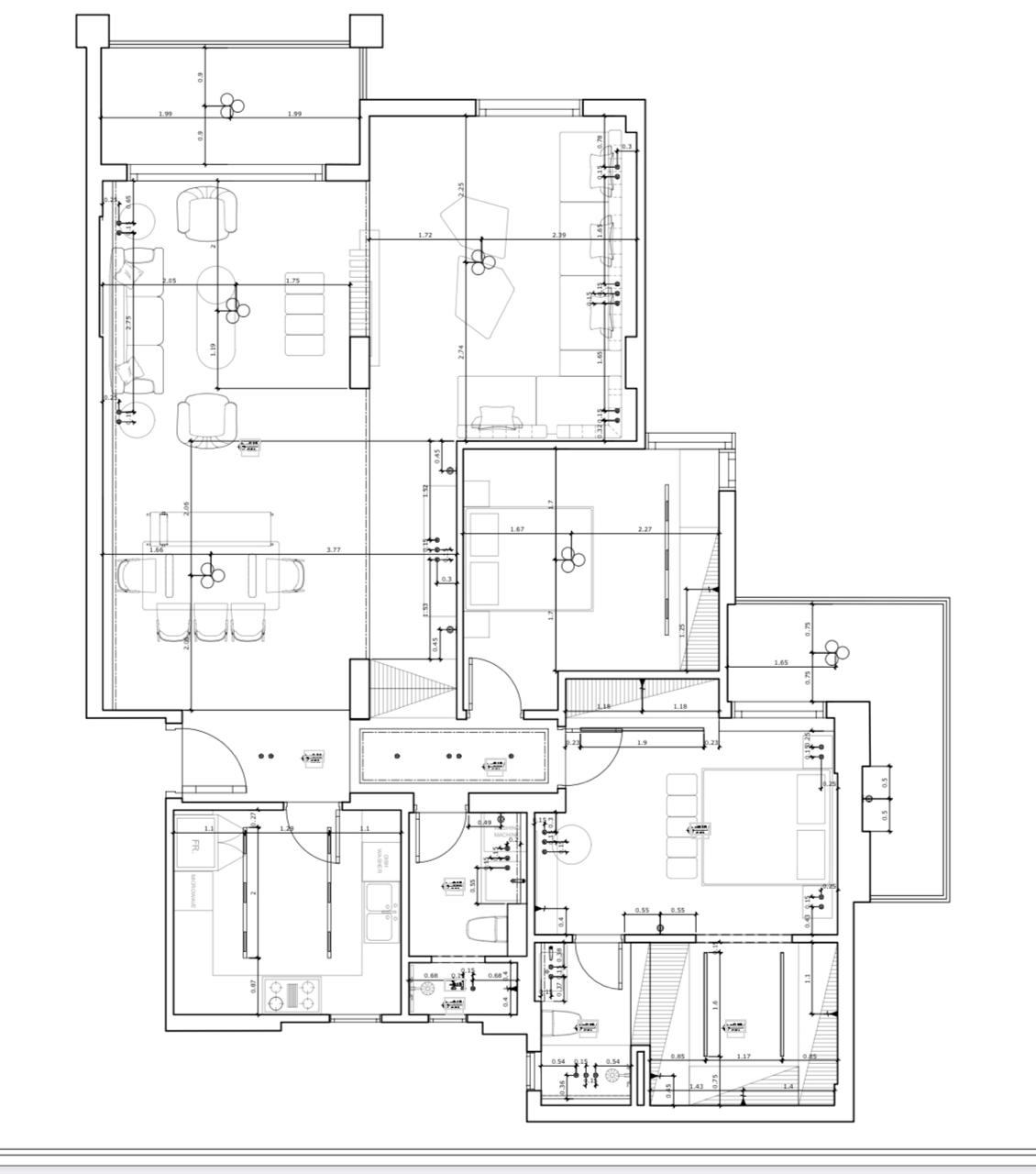 Floor Plan - كمبوند ذا ادريس ايست القاهرة الجديدة درة العقارية - The Address East Compound New Cairo