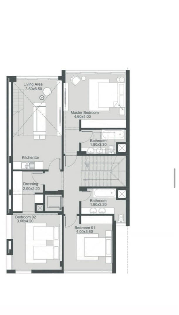 Floor Plan - كمبوند اوديسيا صبور مدينة المستقبل - The City Of Odyssia Mostakbal City