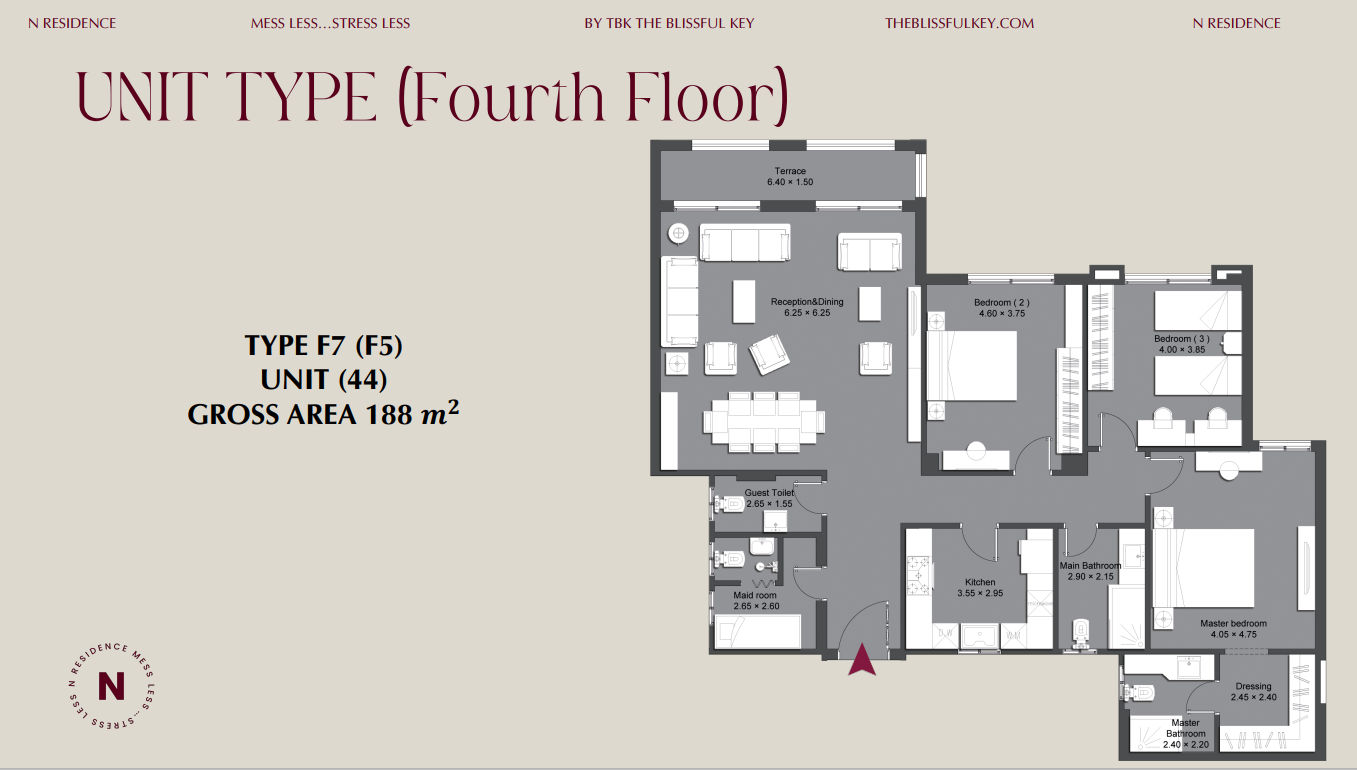 Floor Plan - 90 Avenue New Cairo Compound Tabarak Developments