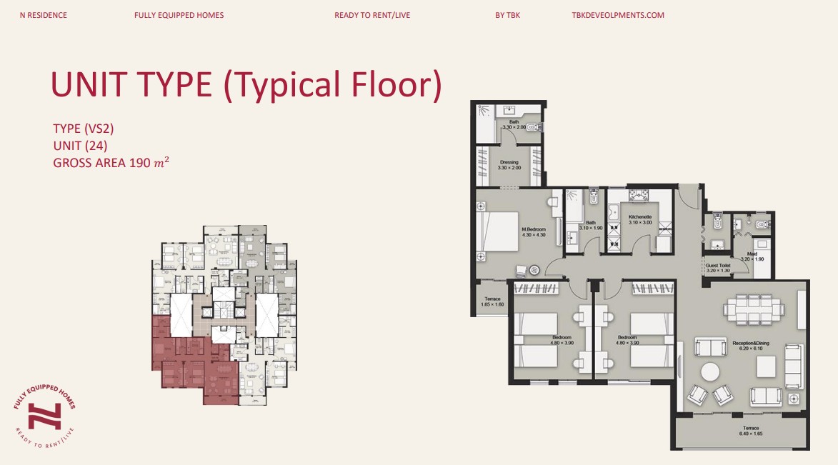 Floor Plan - 90 Avenue New Cairo Compound Tabarak Developments