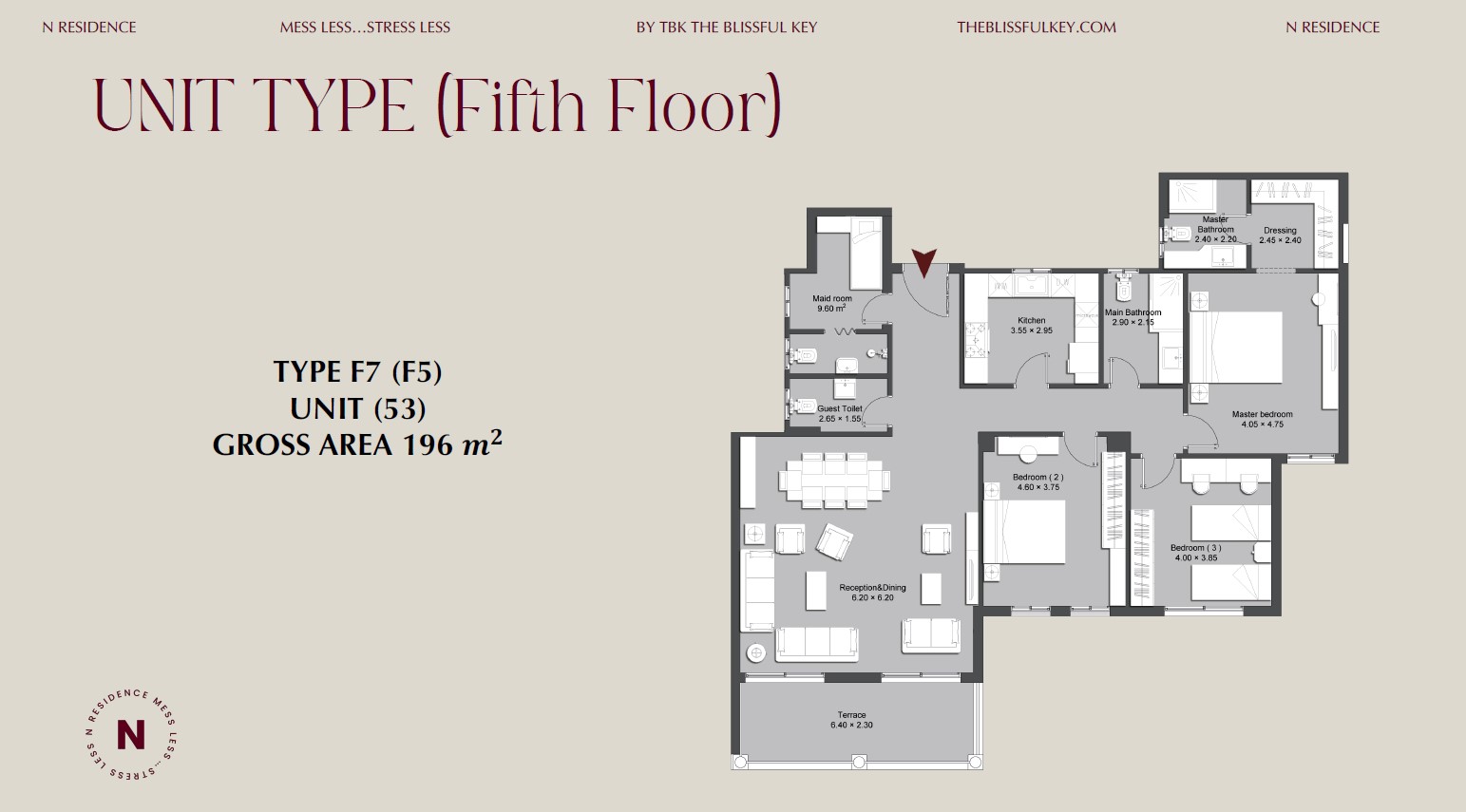 Floor Plan - كمبوند 90 افينيو التجمع الخامس تبارك العقارية - 90 Avenue New Cairo