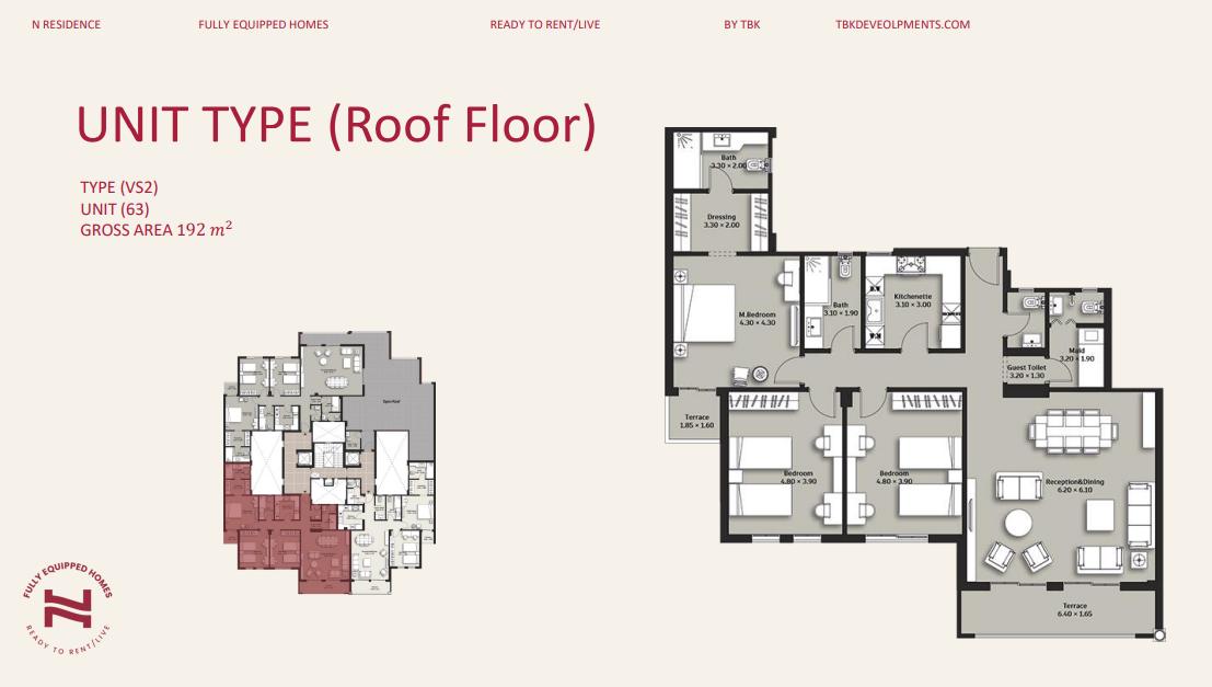 Floor Plan - كمبوند 90 افينيو التجمع الخامس تبارك العقارية - 90 Avenue New Cairo