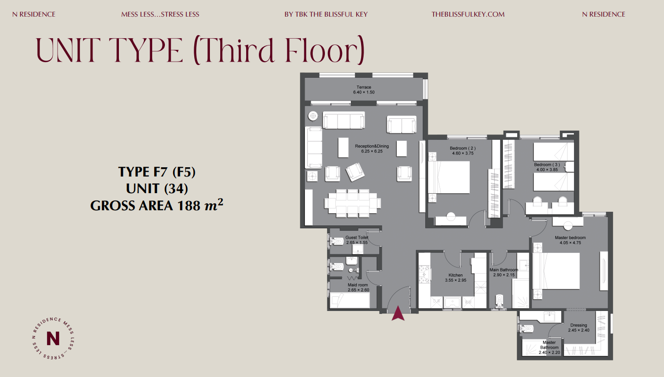 Floor Plan - كمبوند 90 افينيو التجمع الخامس تبارك العقارية - 90 Avenue New Cairo