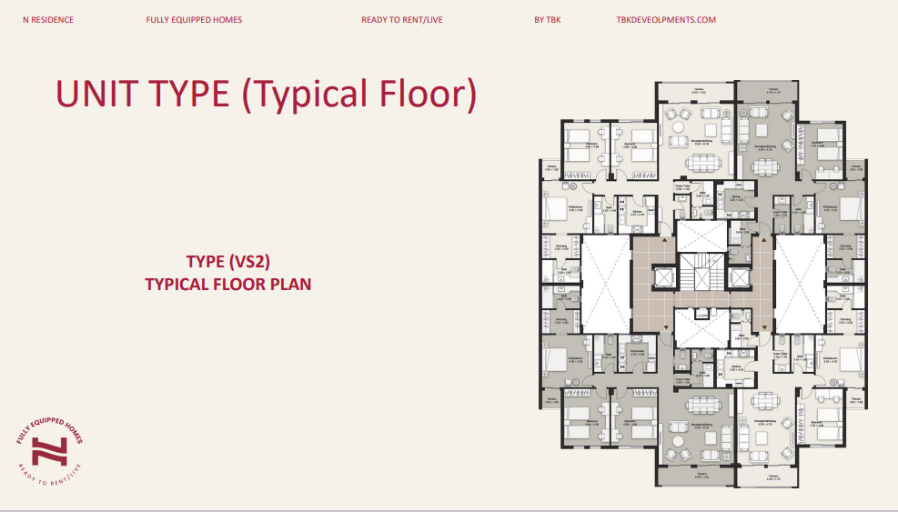 Floor Plan - كمبوند 90 افينيو التجمع الخامس تبارك العقارية - 90 Avenue New Cairo