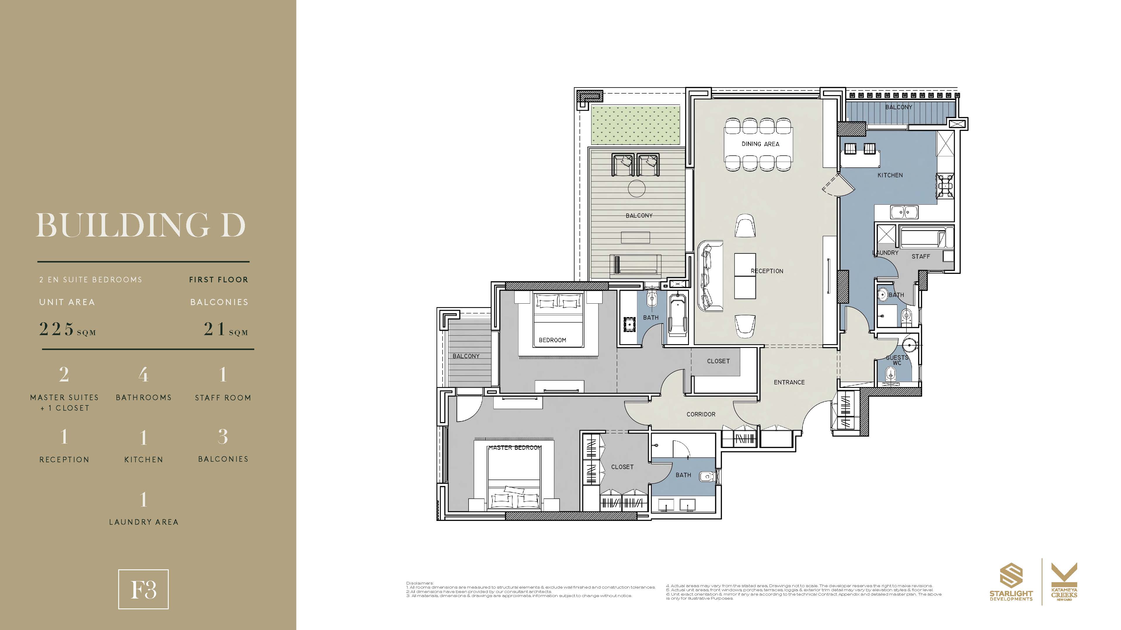Floor Plan - قطامية كريكس التجمع الخامس القاهرة الجديدة للاستثمار العقاري - Katameya Creeks New Cairo