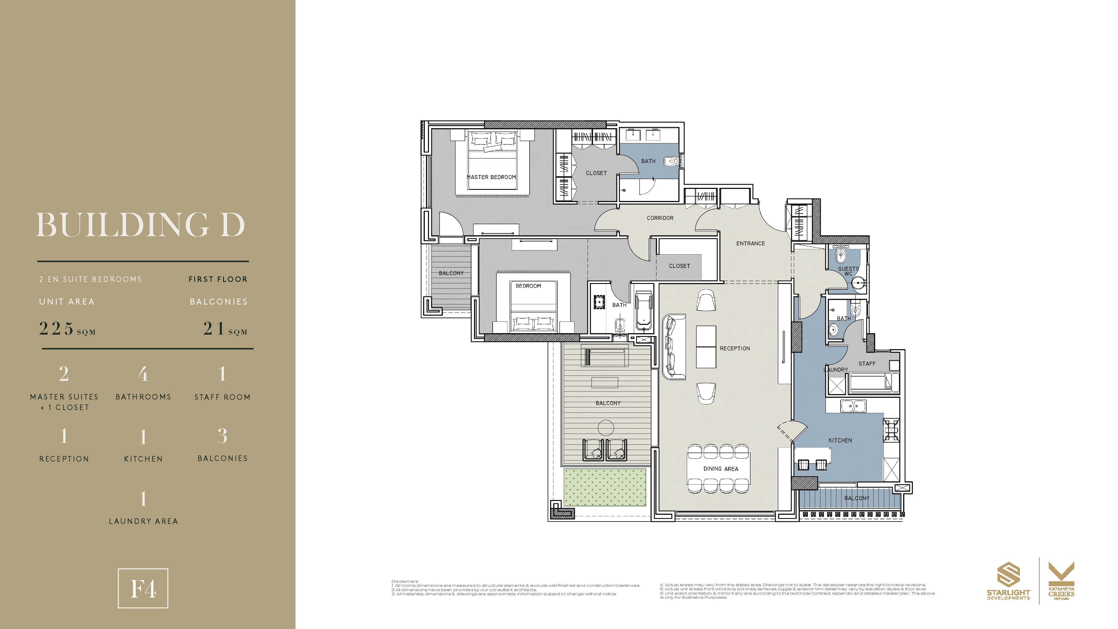 Floor Plan - قطامية كريكس التجمع الخامس القاهرة الجديدة للاستثمار العقاري - Katameya Creeks New Cairo
