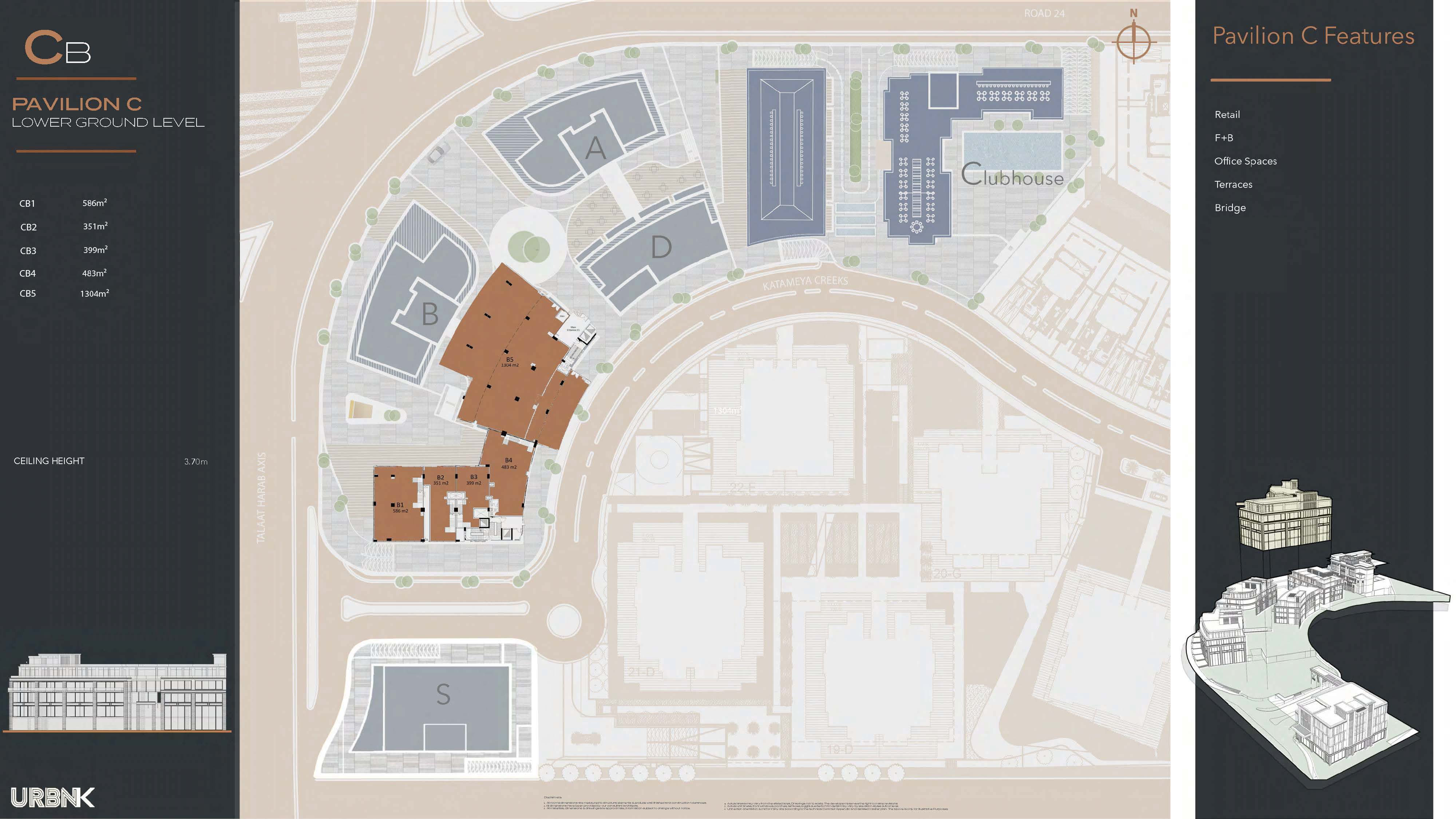 Floor Plan - قطامية كريكس التجمع الخامس القاهرة الجديدة للاستثمار العقاري - Katameya Creeks New Cairo