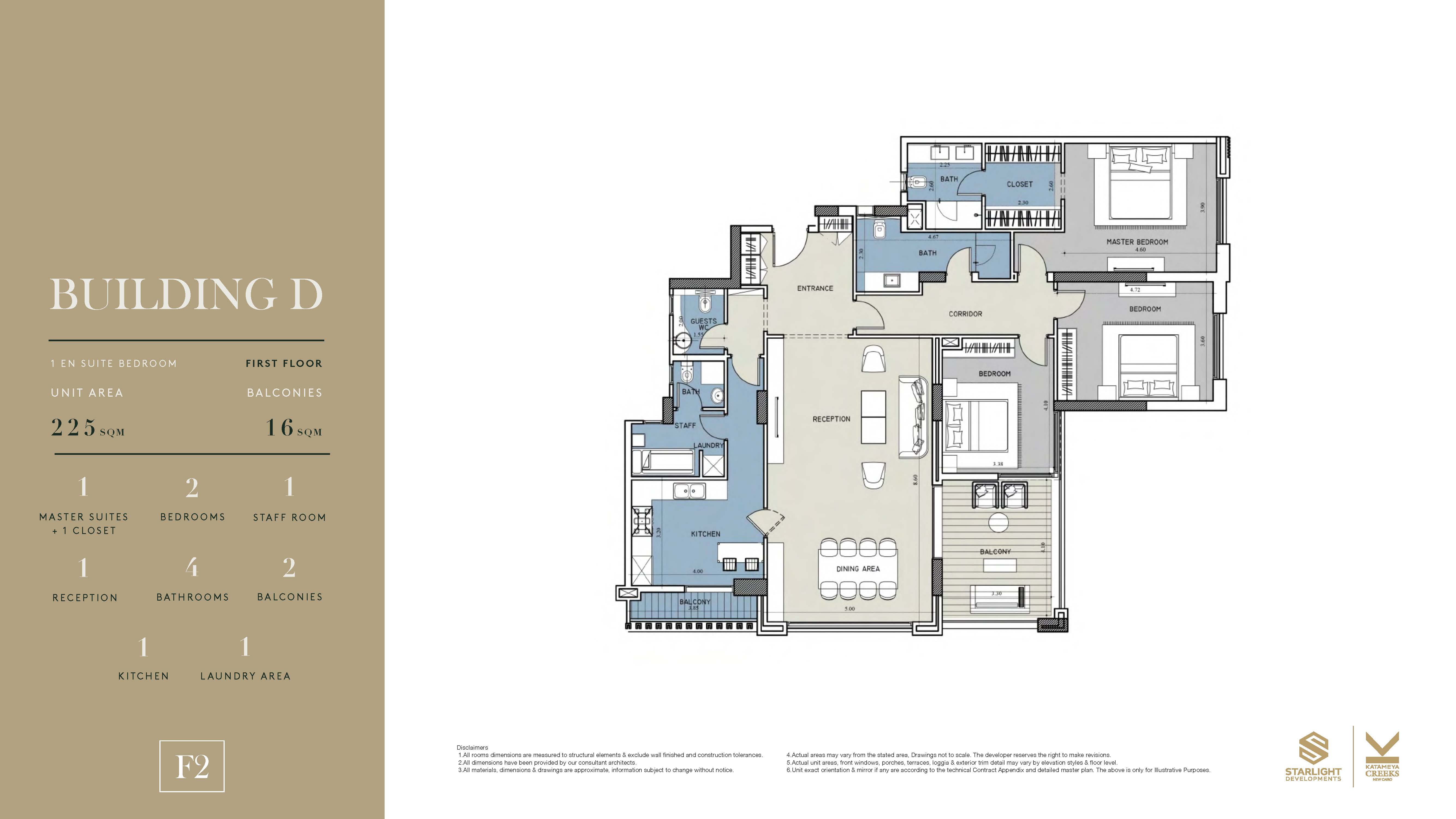 Floor Plan - قطامية كريكس التجمع الخامس القاهرة الجديدة للاستثمار العقاري - Katameya Creeks New Cairo