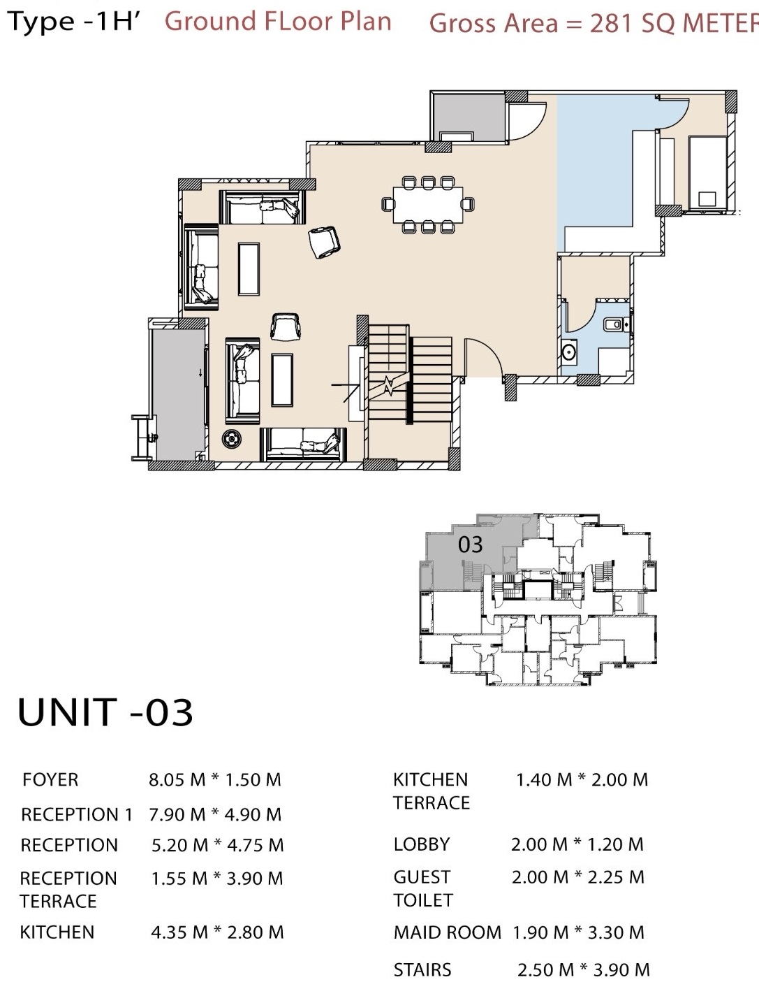Floor Plan - كمبوند دي جويا العاصمة الادارية تاج مصر - De Joya New Capital