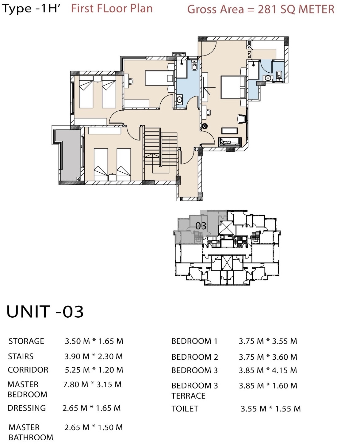 Floor Plan - كمبوند دي جويا العاصمة الادارية تاج مصر - De Joya New Capital