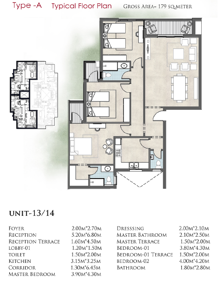 Floor Plan - De Joya New Capital Taj Misr Development