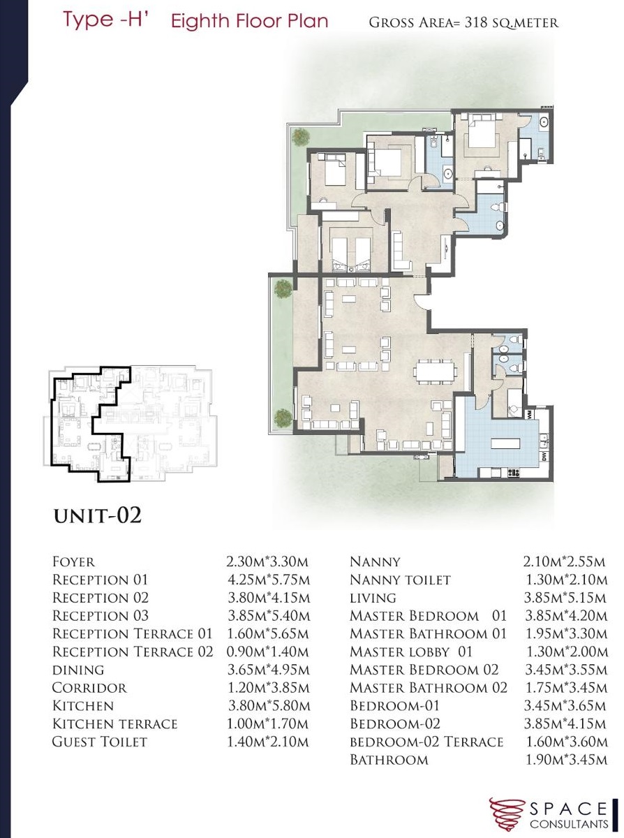 Floor Plan - De Joya New Capital Taj Misr Development