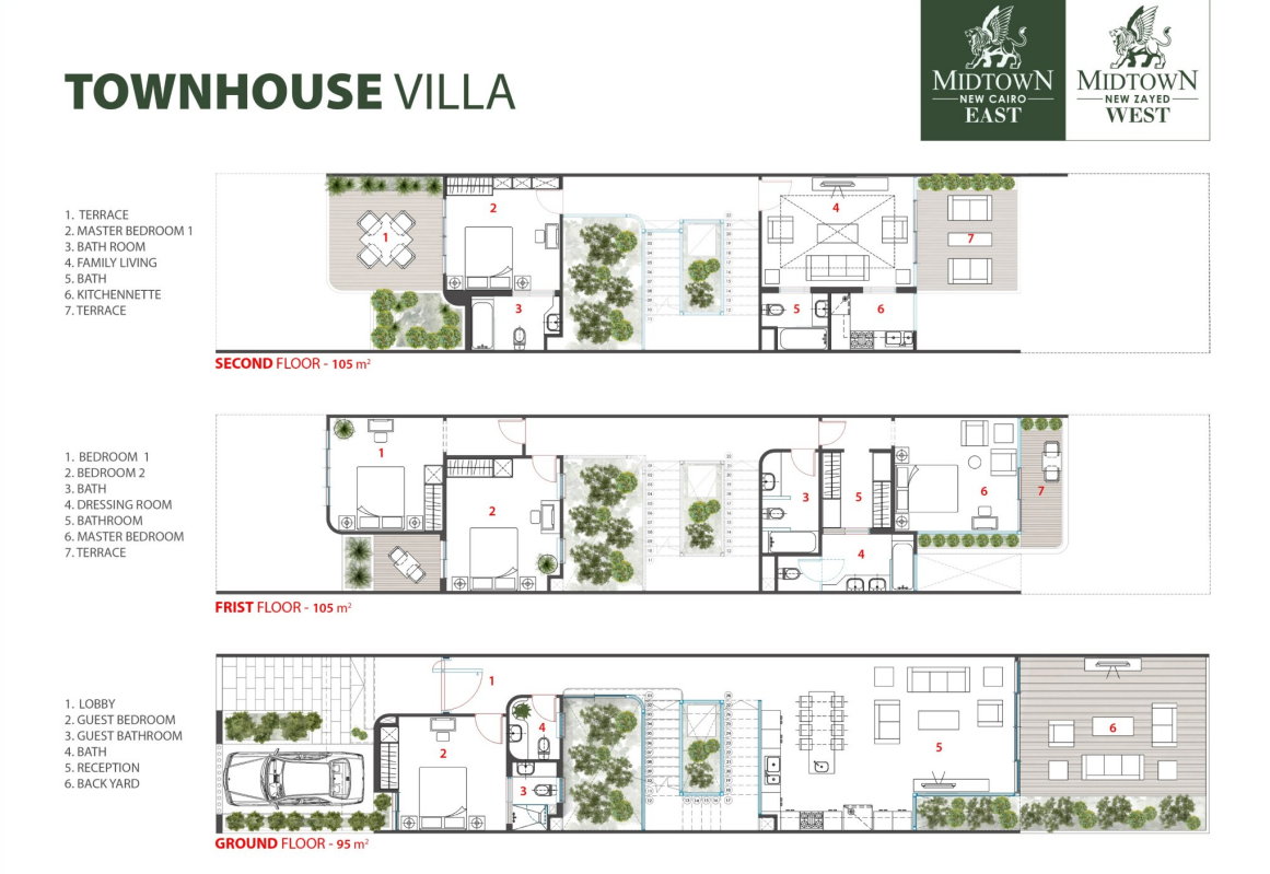 Floor Plan - كمبوند ميدتاون التجمع الخامس شركة بيتر هوم - Midtown New Cairo Compound