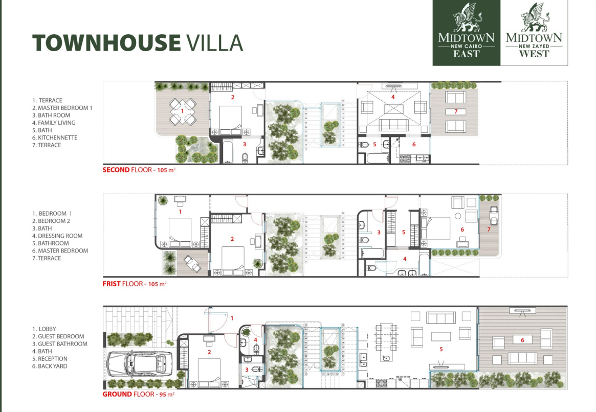 Floor Plan - كمبوند ميدتاون التجمع الخامس شركة بيتر هوم - Midtown New Cairo Compound