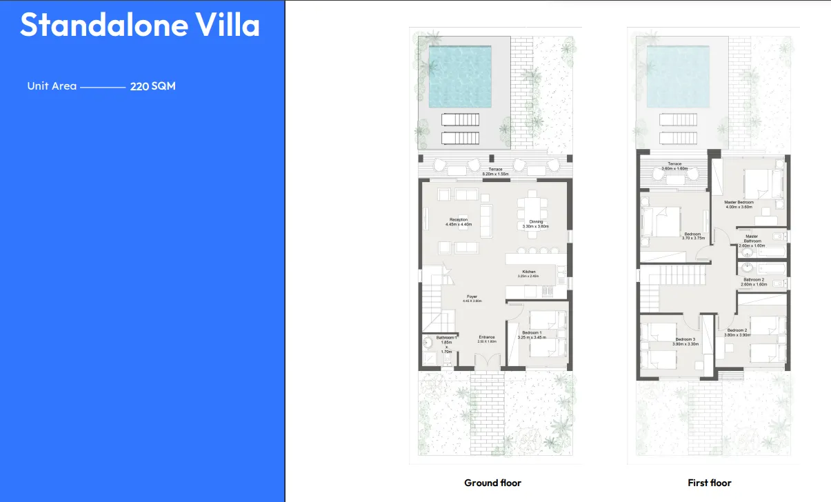 Villa - Azadir New Cairo Compound OUD