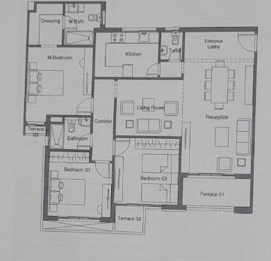Floor Plan - كمبوند ستون بارك التجمع الخامس رؤية جروب - Stone Park New Cairo Compound