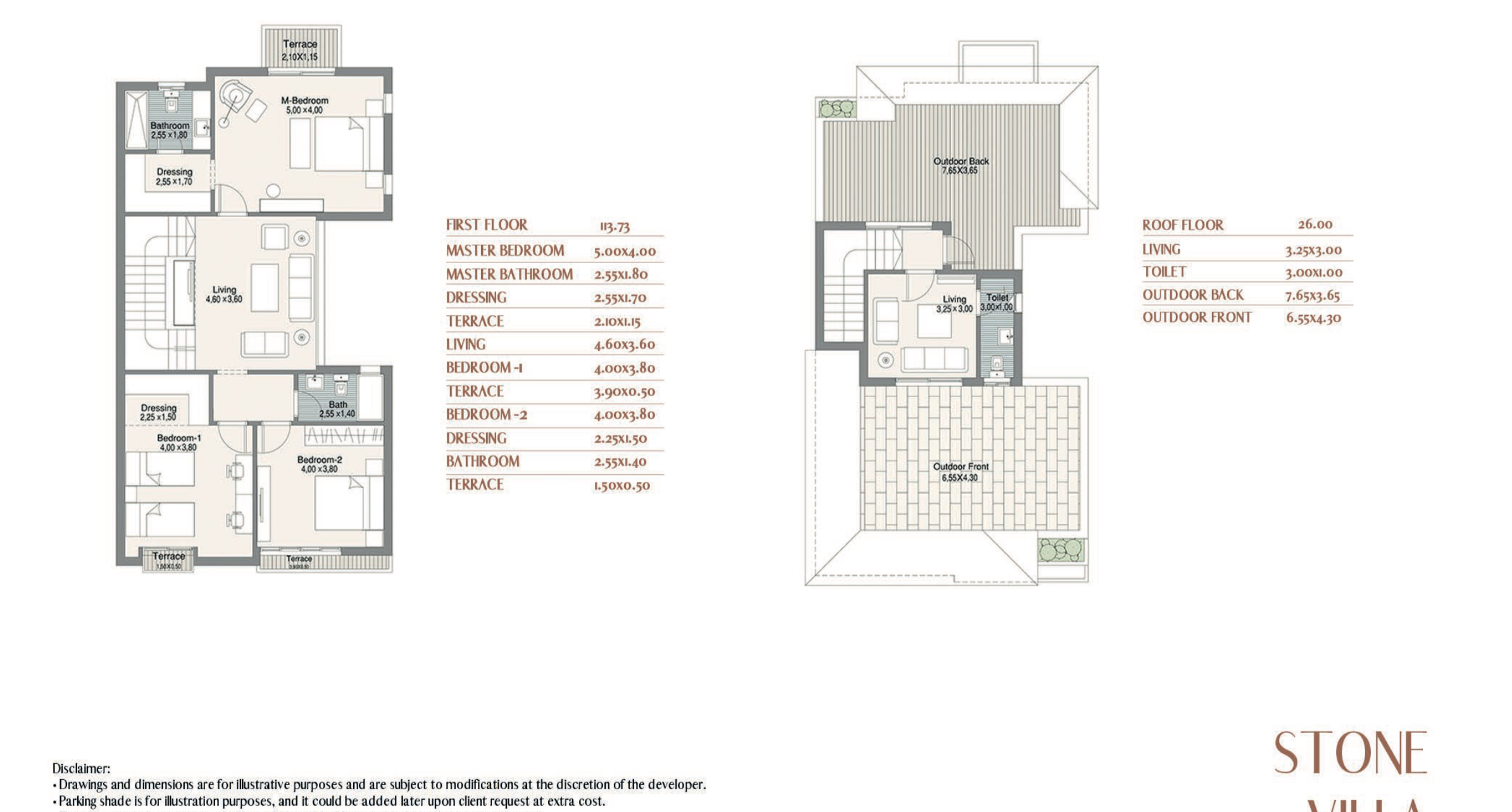 Floor Plan - كمبوند ستون بارك التجمع الخامس رؤية جروب - Stone Park New Cairo Compound