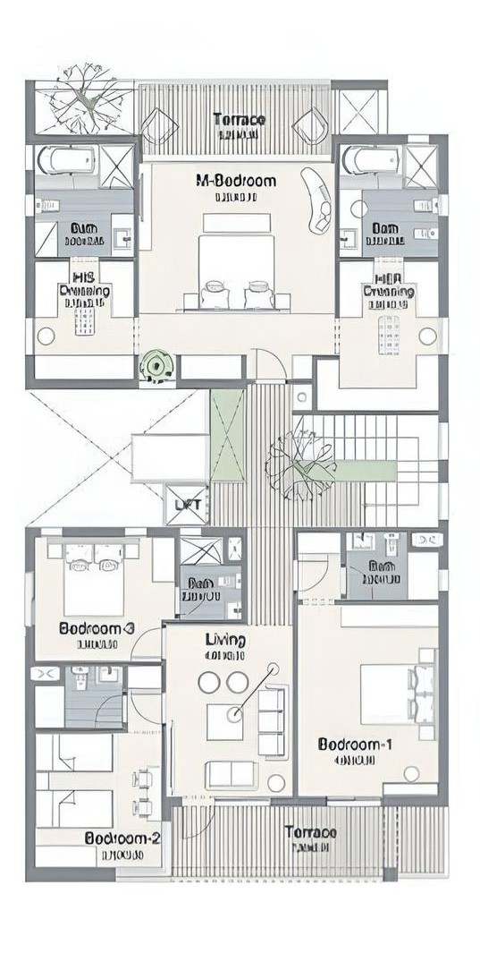 Floor Plan - كمبوند ستون بارك التجمع الخامس رؤية جروب - Stone Park New Cairo Compound