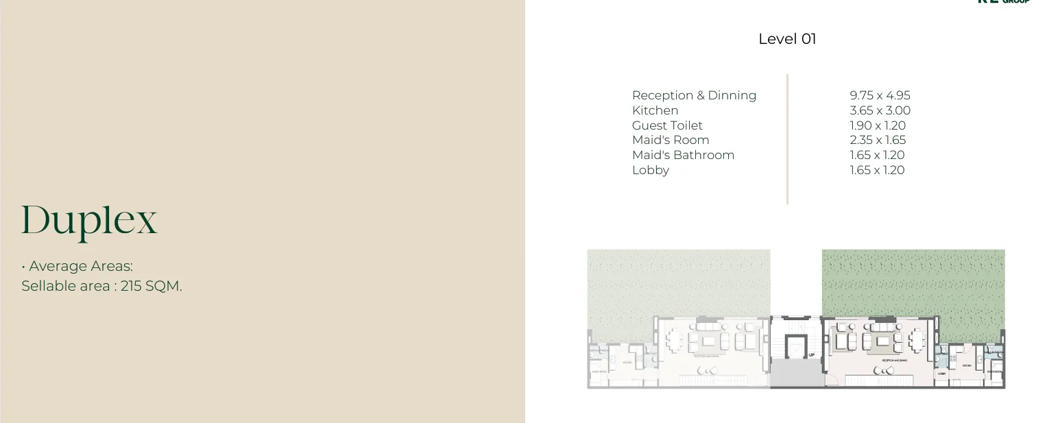 Duplex - كمبوند ستون بارك التجمع الخامس رؤية جروب - Stone Park New Cairo Compound