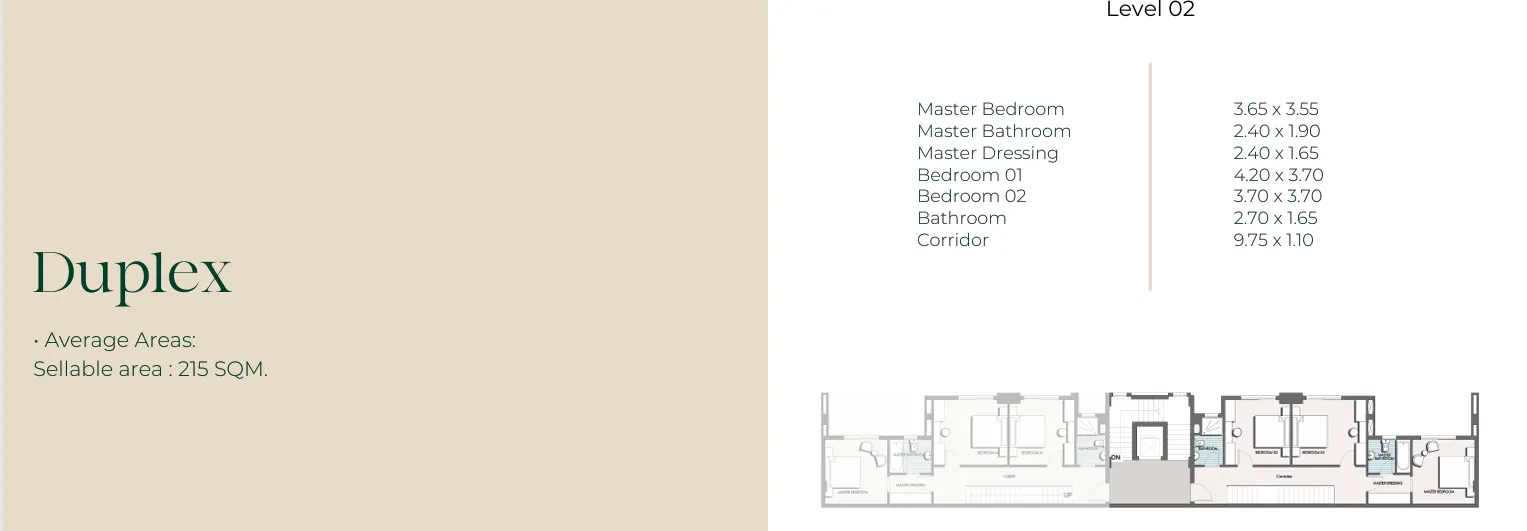 Duplex - كمبوند ستون بارك التجمع الخامس رؤية جروب - Stone Park New Cairo Compound