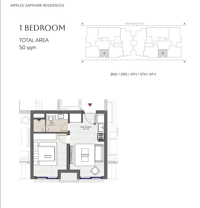 Floor Plan - كمبوند سيتي جيت القاهرة الجديدة الديار القطرية - City Gate New Cairo Compound