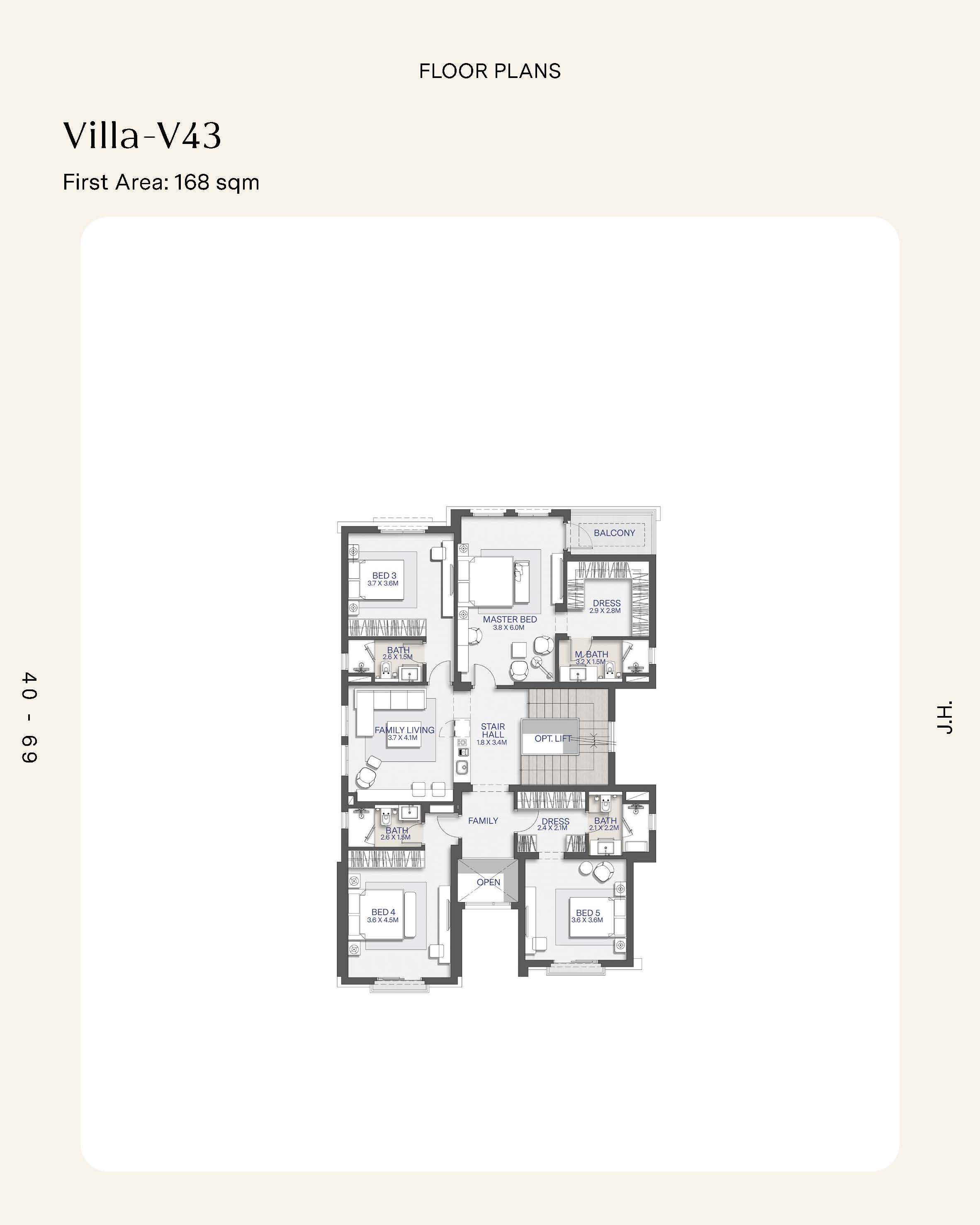 Floor Plan - كمبوند سيتي جيت القاهرة الجديدة الديار القطرية - City Gate New Cairo Compound