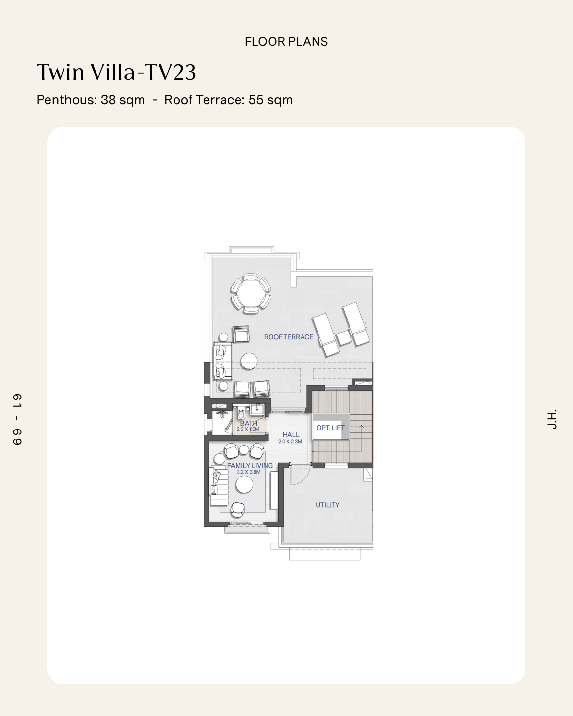 Floor Plan - كمبوند سيتي جيت القاهرة الجديدة الديار القطرية - City Gate New Cairo Compound
